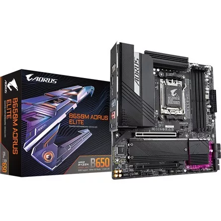 Gigabyte B650M AORUS ELITE desktop alaplap microATX