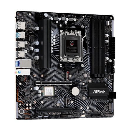 ASROCK Alaplap AM5 B650M PG LIGHTNING WIFI AMD B650, mATX