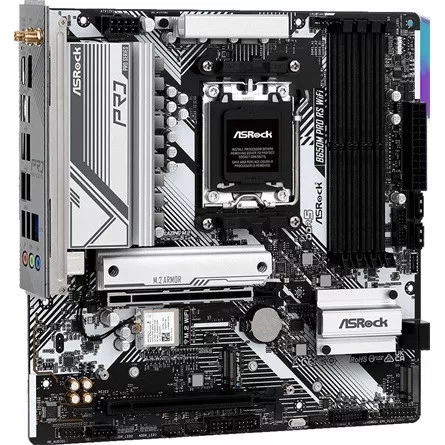 ASROCK Alaplap AM5 B650M PRO RS WIFI AMD B650, mATX