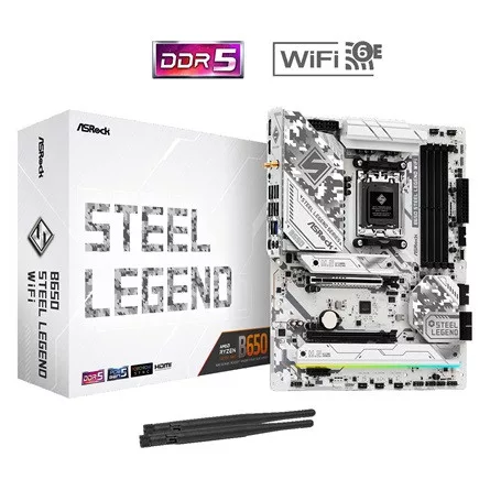 Asrock B650 STEEL LEGEND WIFI desktop alaplap ATX