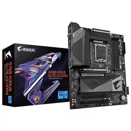 GIGABYTE Alaplap S1700 B760 AORUS ELITE AX DDR4 INTEL B760, ATX