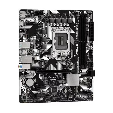 ASROCK Alaplap S1700 B760M-H/M.2 INTEL B760, mATX
