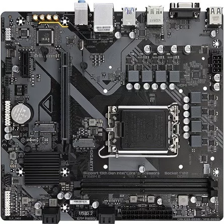 Gigabyte B760M E desktop alaplap microATX