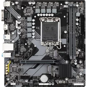   Gigabyte Alaplap - Intel B760M H DDR4 s1700 (B760, 2xDDR4 3200MHz, DP/HDMI, 4xSATA3, M.2, 6xUSB2.0, 6xUSB3.1)