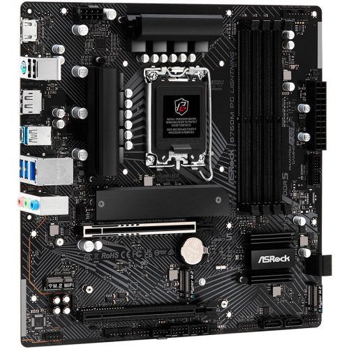 ASROCK MB B760  4 x DDR5 1 x HDMI Port 1 x DisplayPort 1.4 1 x Hyper M.2 4 x SATA3 Micro ATX