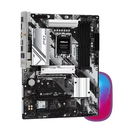 ASROCK Alaplap S1700 B760 PRO RS/D4 WIFI INTEL B760, ATX