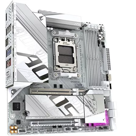Gigabyte B850M AORUS ELITE WIFI6E ICE desktop alaplap microATX
