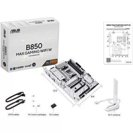 Asus B850 MAX GAMING WIFI W desktop alaplap ATX