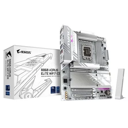 Gigabyte B860 AORUS ELITE WIFI7 ICE desktop alaplap ATX