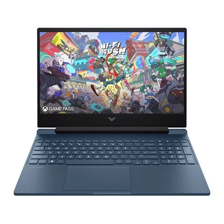 HP Victus 15-fa2006nh gaming notebook kék (Performance Blue)
