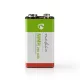 Nedis BANM9HF91B, 6LR61 NIMH akku 8,4V 250mAh, 1db/csomag
