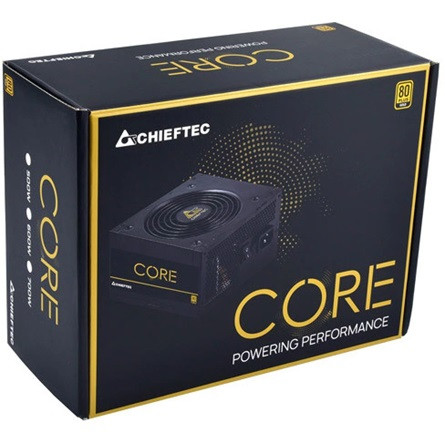 Chieftec Core 600W 80+ Gold tápegység - BBS-600S