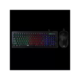   BARACUDA BGC-011B ORCA-B gamer combo fekete billentyűzet (memb. ang.) + egér