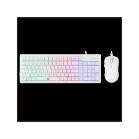   BARACUDA BGC-011W ORCA-W gamer combo fehér billentyűzet (memb. ang.) + egér