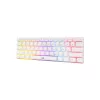 Baracuda DOLPHIN-W/R-US, BGK-03211W/R-US  fehér mechanikus gamer billentyűzet piros kapcsolóval, angol