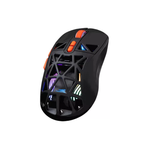 BARACUDA BGM-091B SEAL-B vezetékes gamer egér, 12800 dpi, fekete
