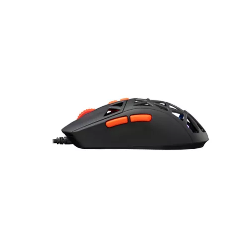 BARACUDA BGM-091B SEAL-B vezetékes gamer egér, 12800 dpi, fekete