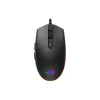 BARACUDA BGM-111B CRAB-B vezetékes gamer egér, 3600dpi, fekete