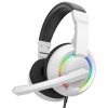 Baracuda HDP Baracuda BGH-021W HYDRA-W gamer fejhallgató mikrofonnal - RGB - fehér