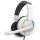 Baracuda HDP Baracuda BGH-021W HYDRA-W gamer fejhallgató mikrofonnal - RGB - fehér