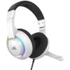 Baracuda HDP Baracuda BGH-021W HYDRA-W gamer fejhallgató mikrofonnal - RGB - fehér