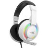 Baracuda HDP Baracuda BGH-021W HYDRA-W gamer fejhallgató mikrofonnal - RGB - fehér