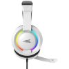 Baracuda HDP Baracuda BGH-021W HYDRA-W gamer fejhallgató mikrofonnal - RGB - fehér