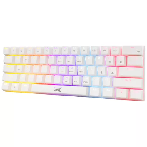 Baracuda BILL Baracuda BGK-03211W/R-US DOLPHIN-W - Mechanikus gamer billentyűzet piros kapcsolóval - Fehér - US