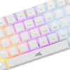 Baracuda BILL Baracuda BGK-03211W/R-US DOLPHIN-W - Mechanikus gamer billentyűzet piros kapcsolóval - Fehér - US