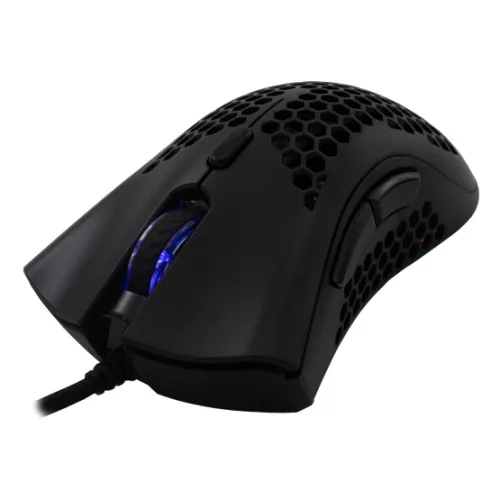 BARACUDA W029910 CORAL-B, BGM-031B gamer egér,6D, fekete, 12800 dpi