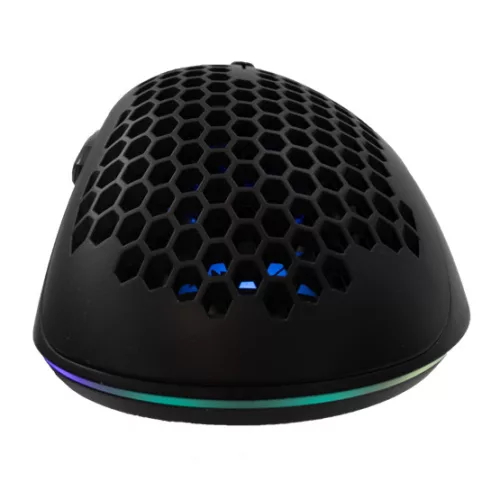 BARACUDA W029910 CORAL-B, BGM-031B gamer egér,6D, fekete, 12800 dpi