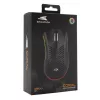 BARACUDA W029910 CORAL-B, BGM-031B gamer egér,6D, fekete, 12800 dpi