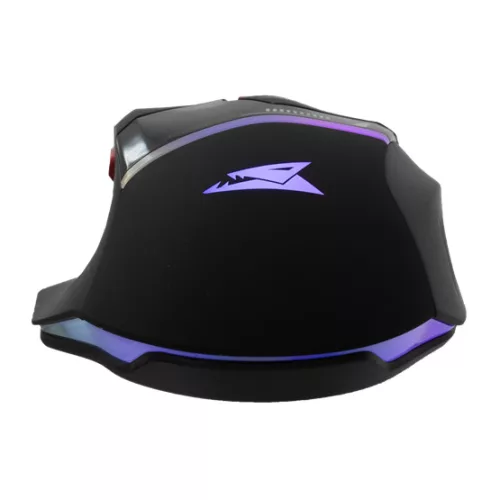 BARACUDA W029907 MANTA-B, BGM-041B gamer egér,8D, fekete, 12800 dpi