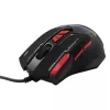 BARACUDA W029907 MANTA-B, BGM-041B gamer egér,8D, fekete, 12800 dpi