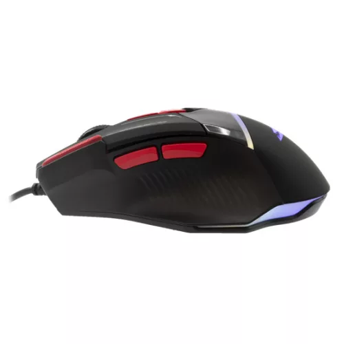 BARACUDA W029907 MANTA-B, BGM-041B gamer egér,8D, fekete, 12800 dpi