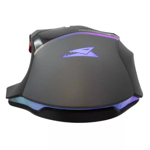BARACUDA W029908 MANTA-G, BGM-047G gamer egér,8D, szürke, 12800 dpi