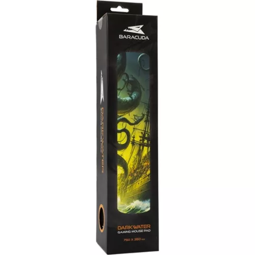 BARACUDA DARKWATER, BGMP-03 gamer szövet egérpad 750x350mm