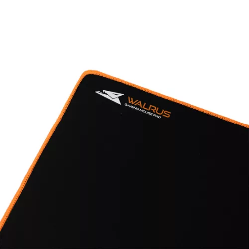 BARACUDA W029915 WALRUS-L, BGMP-21 fekete/narancs szegély gamer szövet egérpad 400x300mm