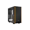 BE QUIET! Ház Midi ATX Pure Base 600 Tápegység nélkül, Fekete Üvegfalú