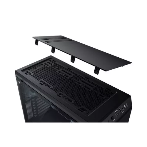 BE QUIET! Ház Midi ATX Pure Base 600 Tápegység nélkül, Fekete Üvegfalú