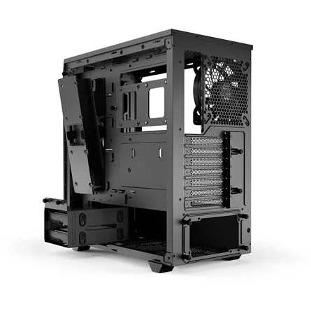 BE QUIET! Ház Midi ATX Pure Base 500 Tápegység nélkül, Fekete Üvegfalú