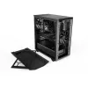BE QUIET! Ház Midi ATX Pure Base 500 Tápegység nélkül, Fekete Üvegfalú