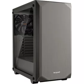   BE QUIET! Ház Midi ATX Pure Base 500 Tápegység nélkül, Metálszürke Üvegfalú