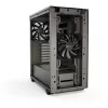 BE QUIET! Ház Midi ATX Pure Base 500 Tápegység nélkül, Metálszürke Üvegfalú