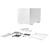 Be Quiet! Számítógépház - Pure Base 501 Airflow Window White (ATX, edzett üveg oldallap, fehér)