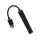 BLACKBIRD Adapter USB3.0/Lightning, 2xUSB, 1xUSB-C, 1xLightning, Fekete