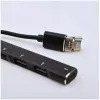 BLACKBIRD Adapter USB3.0/Lightning, 2xUSB, 1xUSB-C, 1xLightning, Fekete