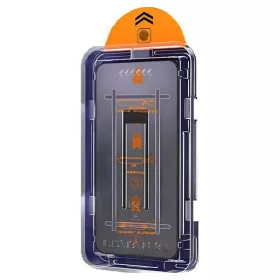   BLACKBIRD Kijelzővédő Üvegfólia 9H PRIVANCY FEKETE applikátorral Iphone 16PRO/17 készülékhez