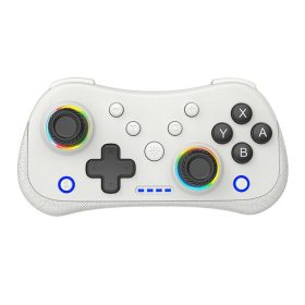   BLACKBIRD Kontroller - Nintendo Switch/Lite/OLED/Android/IOS/PC, Vezeték nélküli Bluetooth 5.0, 400mAh, Fehér RGB