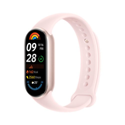 Xiaomi Smart Band 9 aktivitásmérő karpánt rózsaszín (Mystic Rose)